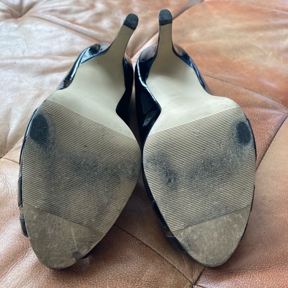 9.5 Steve Madden patent heels with leopard print - Picture 4 of 5